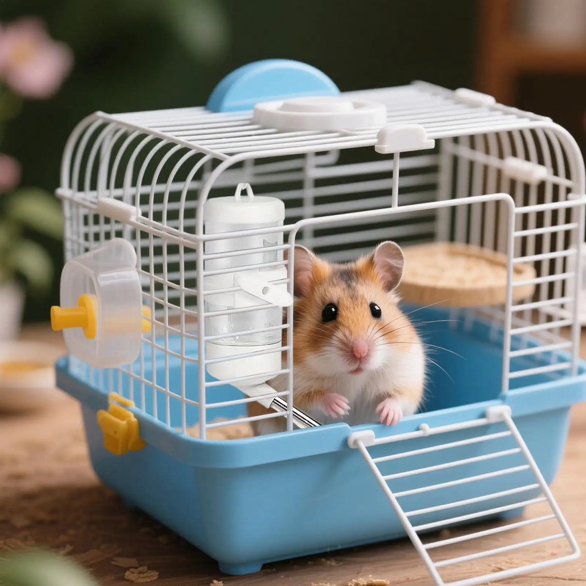 Hamster Water Bottle – Leak-Proof Dual-Ball Cage Dispenser Small Animal Water Bottle Nixie