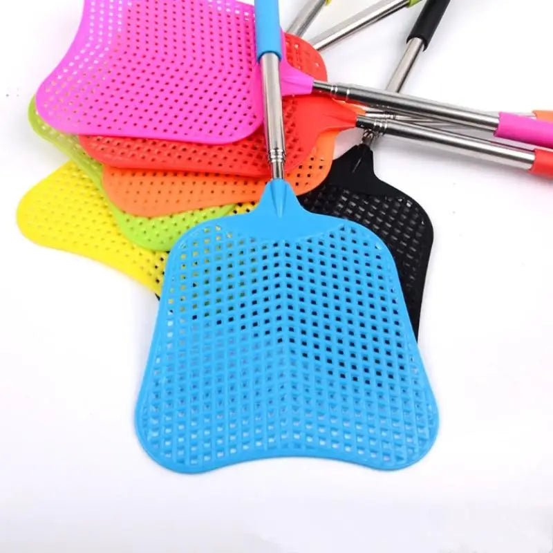 Telescopic Fly Swatter Heavy Duty Plastic & Steel | 25.6" Fly Swatter Nixie