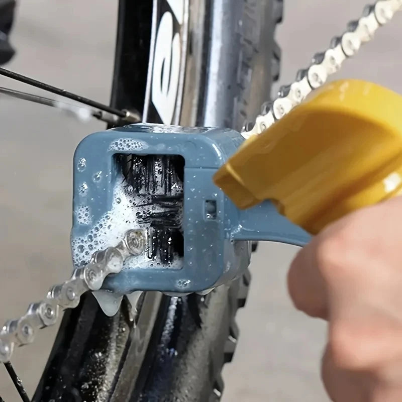 Bicycle Chain & Gear Cleaning Brush – Portable Bike Tool Bike Cleaning Brush Nixie