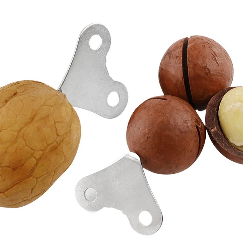10-Piece Stainless Steel Nut Cracker Set – Macadamia Tool Nut Cracker Set Nixie
