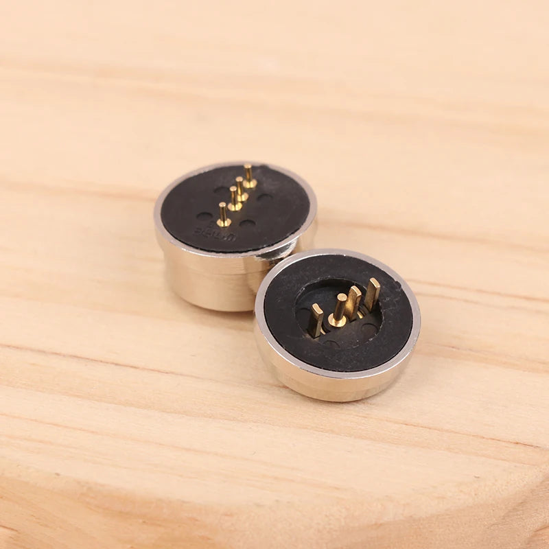 4-Pin Magnetic Pogo Pin Connector – Waterproof 360° DC Magnetic Pogo Connector Nixie