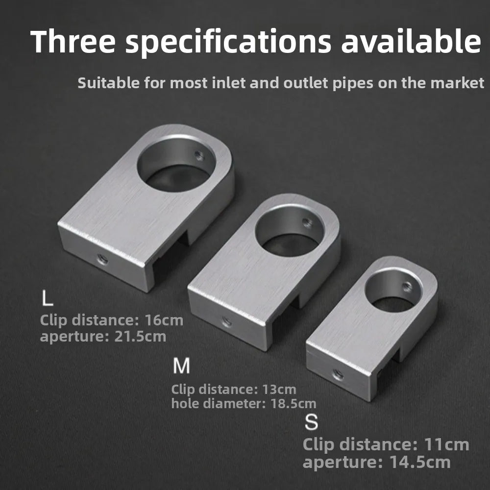 Aluminum Alloy Aquarium Water Tube Holder & Hose Clip Aquarium Hose Holder Nixie