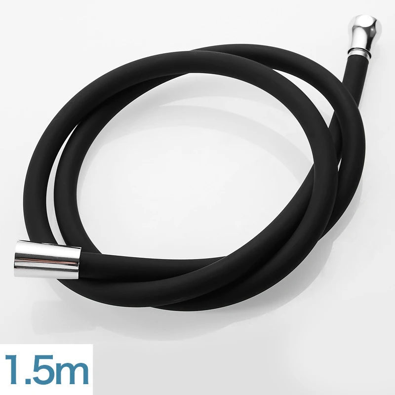 Silicone Flexible Shower Hose Anti-Kink 1.5M/2M High Pressure Shower Hose Nixie 200CM B