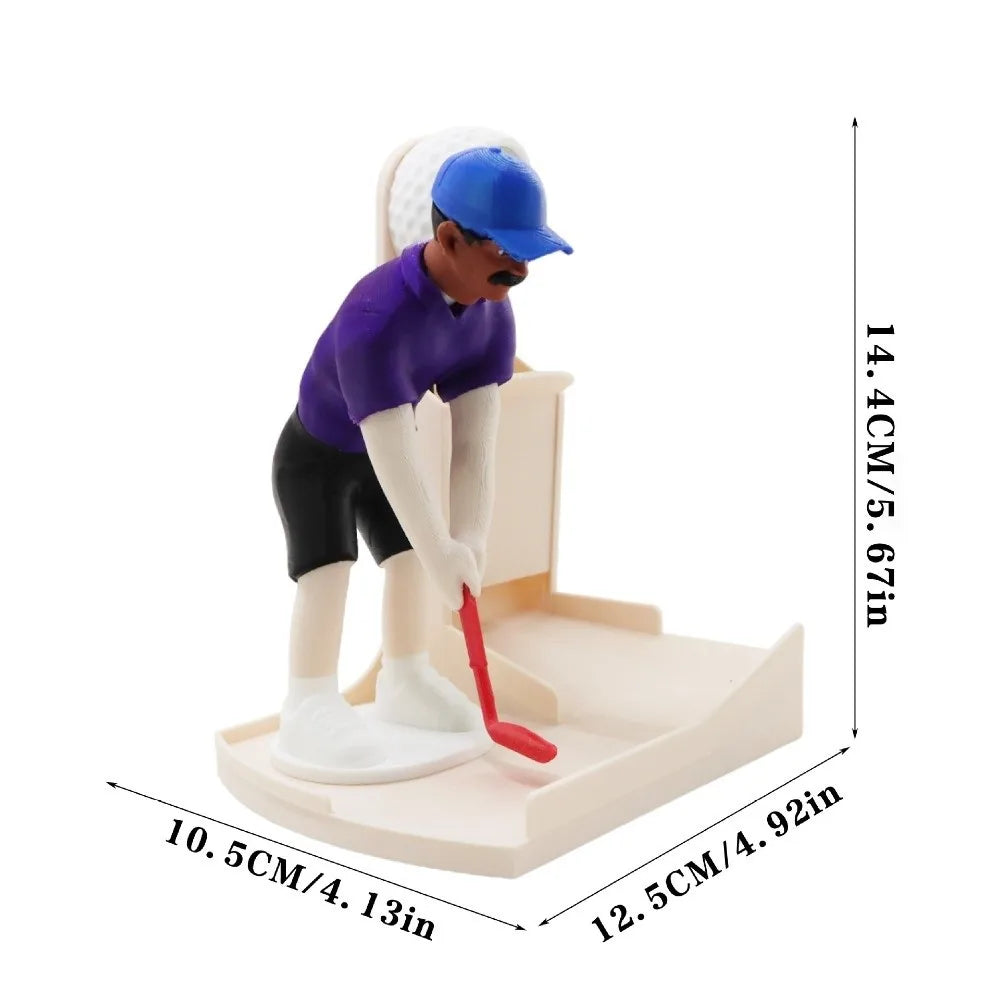 Golf Bottle Opener 3D Figurine with Scoreboard & Cap Launcher