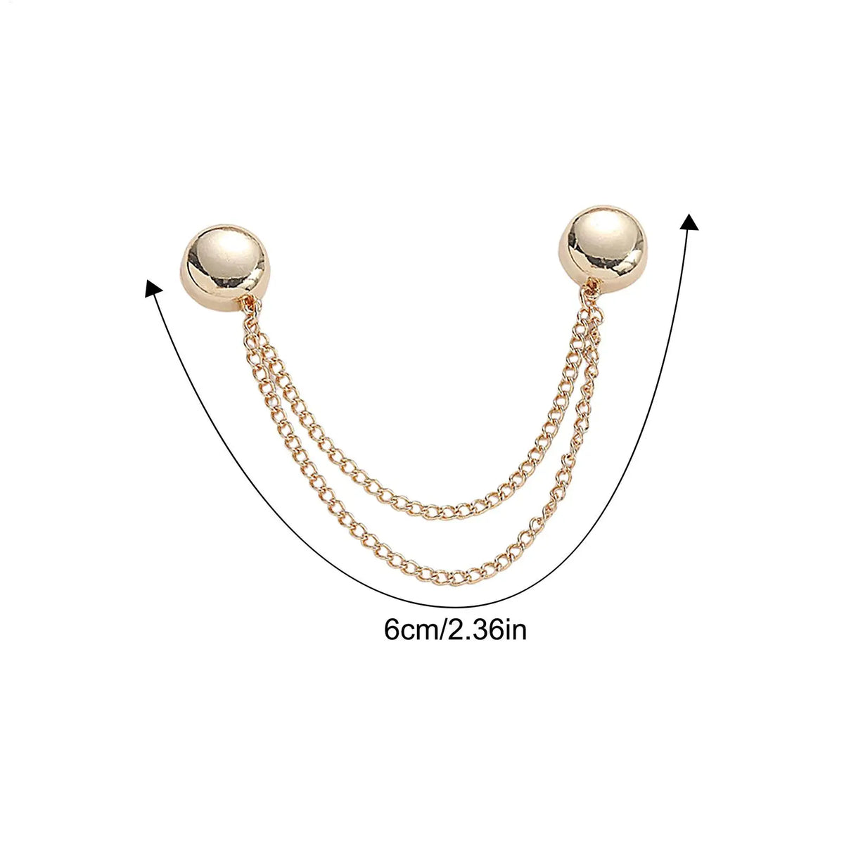 4Pcs Magnetic Clothing Clips Alloy Chain Button Pins Magnetic Clothing Clips Nixie