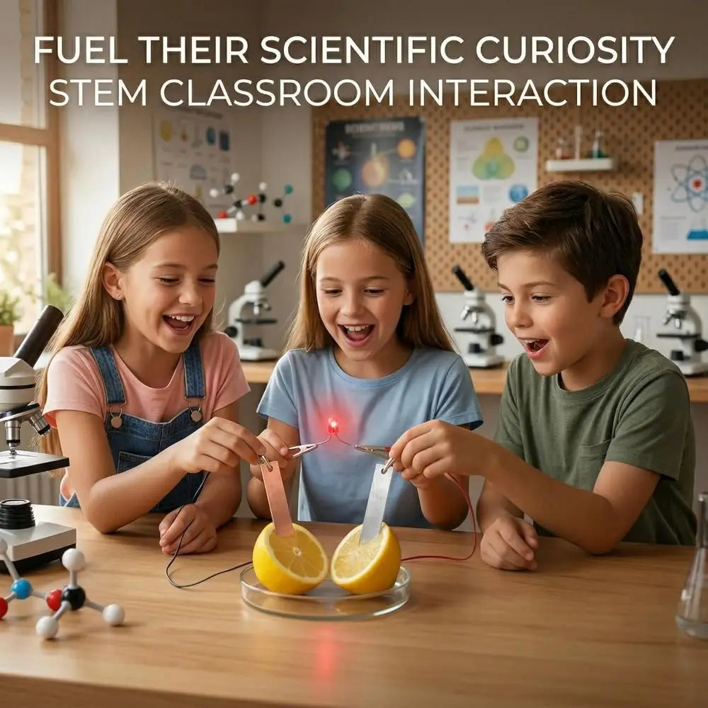 Zinc & Copper Electrode Strips Kit for Science Experiments