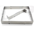 Adjustable Stainless Steel Square Cake Ring Mold for Mousse