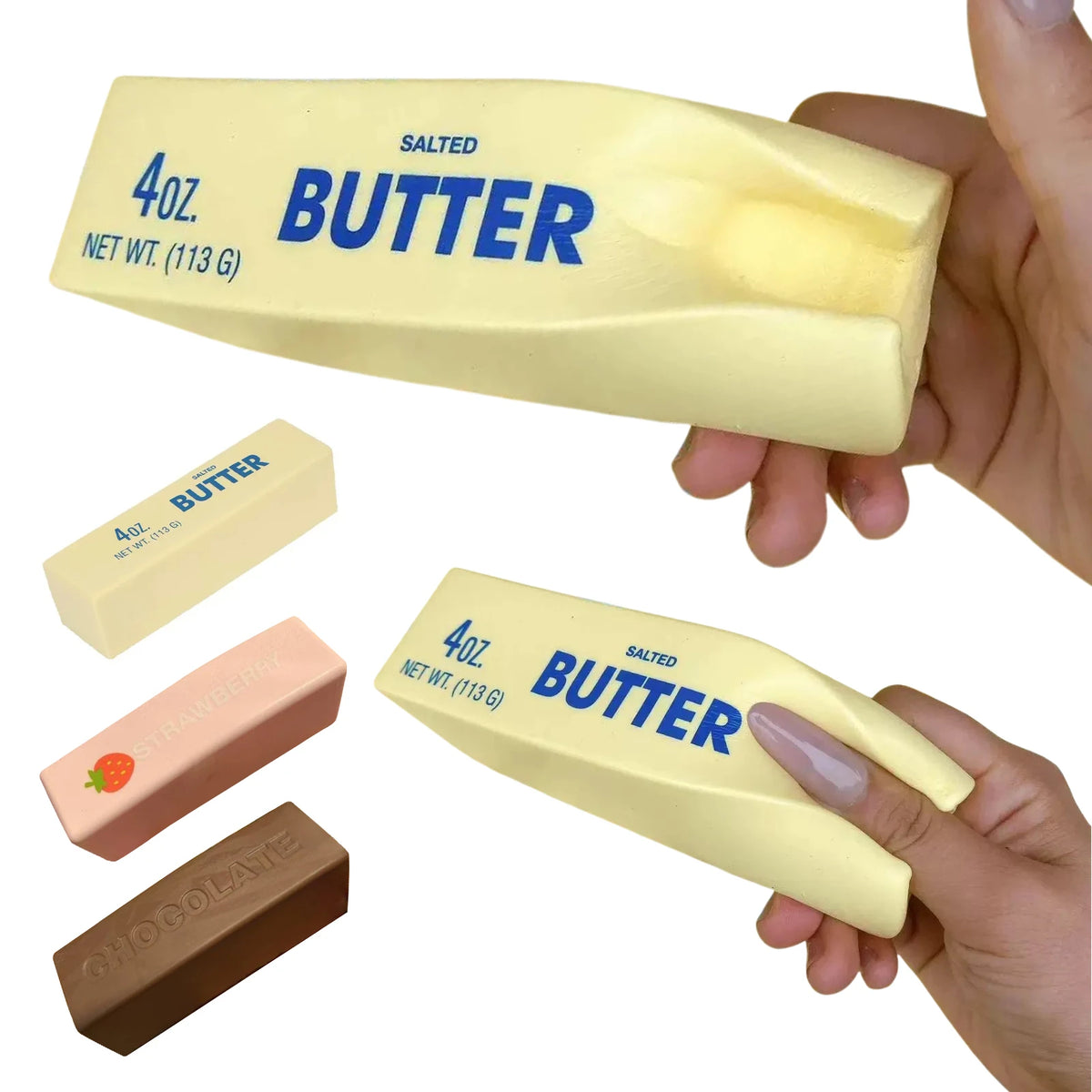 Butter Stick Squishy Slow Rebound Squeeze Fidget Sensory Toy Squishy Fidget Toy Nixie