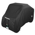 KEMIMOTO 2-Seat UTV Cover 600D Waterproof Trailerable Windproof UTV Trailerable Cover Nixie Black