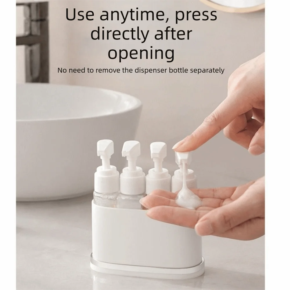 4-in-1 Leak-Proof Travel Toiletry Bottles Set | Reusable Travel Toiletry Set Nixie