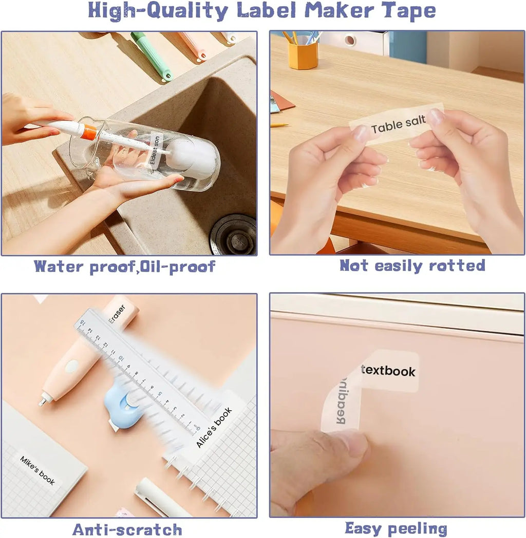15mm Thermal Label Tape for P12 Q30 D30 Label Printers | Bekia Thermal Label Tape Nixie