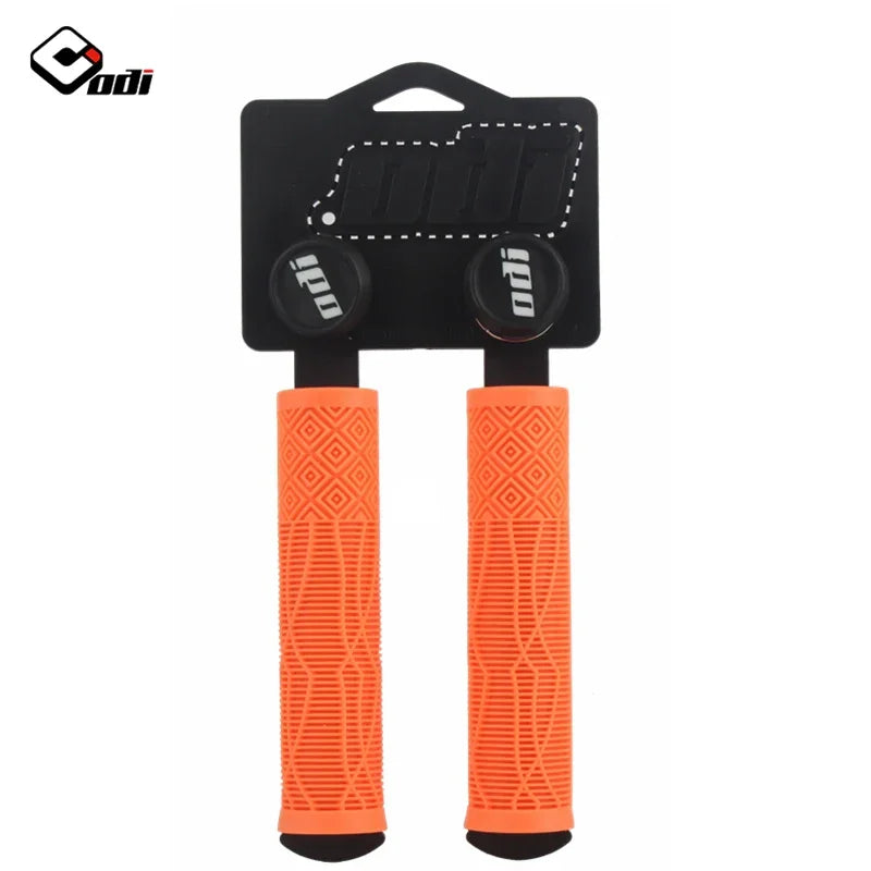 ODI Silicone MTB Handlebar Grips – Anti-Slip, Ultralight Bike Grips Bike Handlebar Grips Nixie Orange