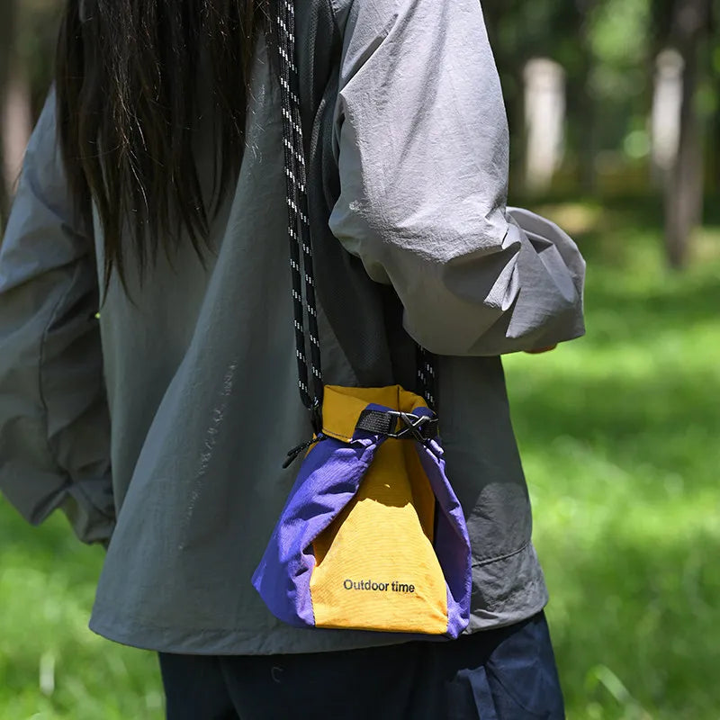 Color Block Crossbody Phone Bag – Unisex Outdoor Mini Bag Crossbody Phone Bag Nixie