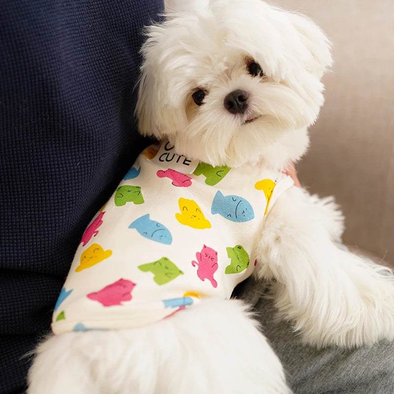 Cotton Cooling Vest for Cats & Small Dogs – Pet Apparel Pet Clothing Vest Nixie