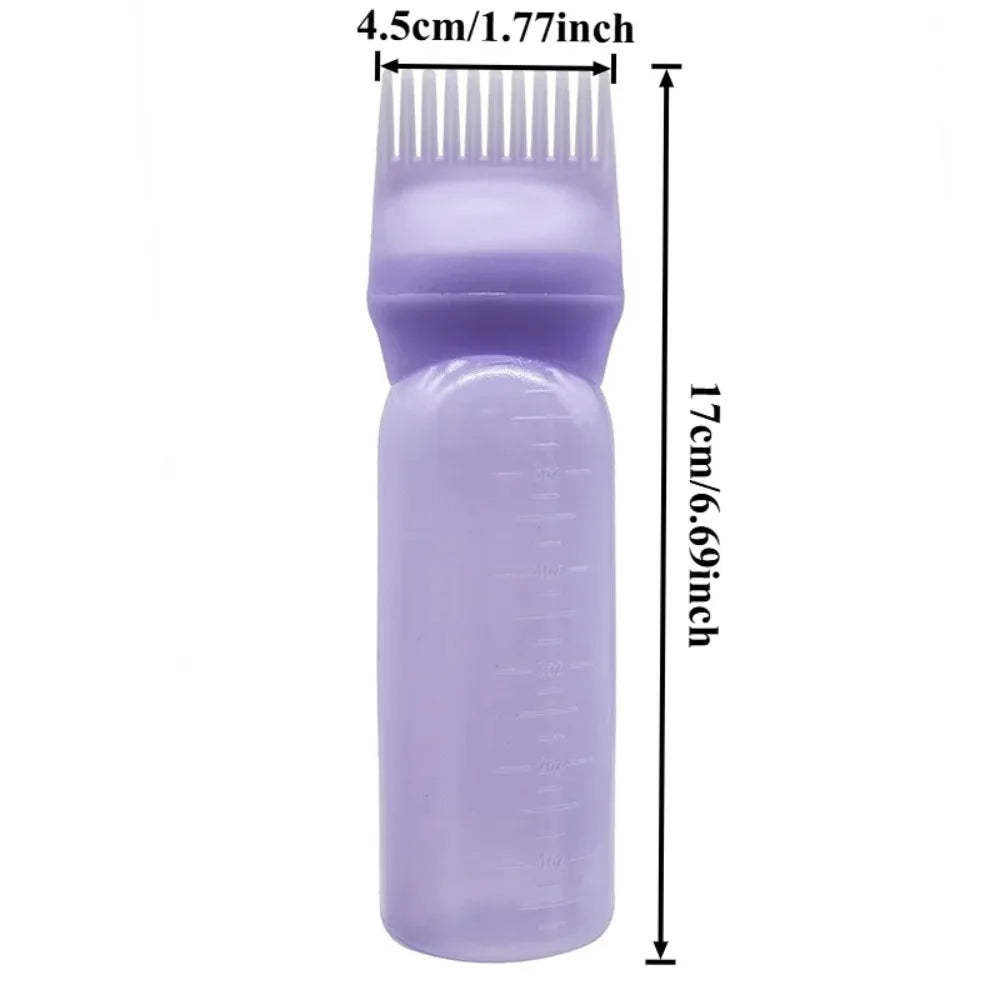 Hair Dye Applicator Bottle with Comb – 120ml Salon Tool