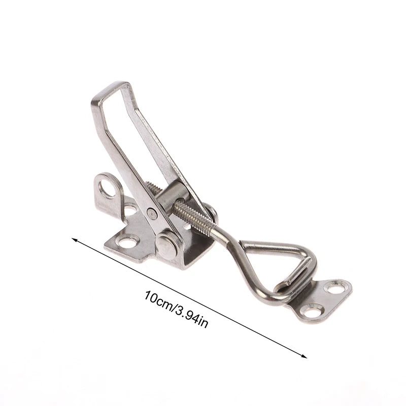 304 Stainless Steel Marine Deck Hasp Lock Latch Clamp Fastener Marine Hasp Latch Nixie