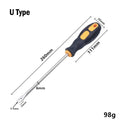 UV Type Nail Puller 260mm Chrome-Vanadium Steel Pry Tool Nail Puller Tool Nixie U Type