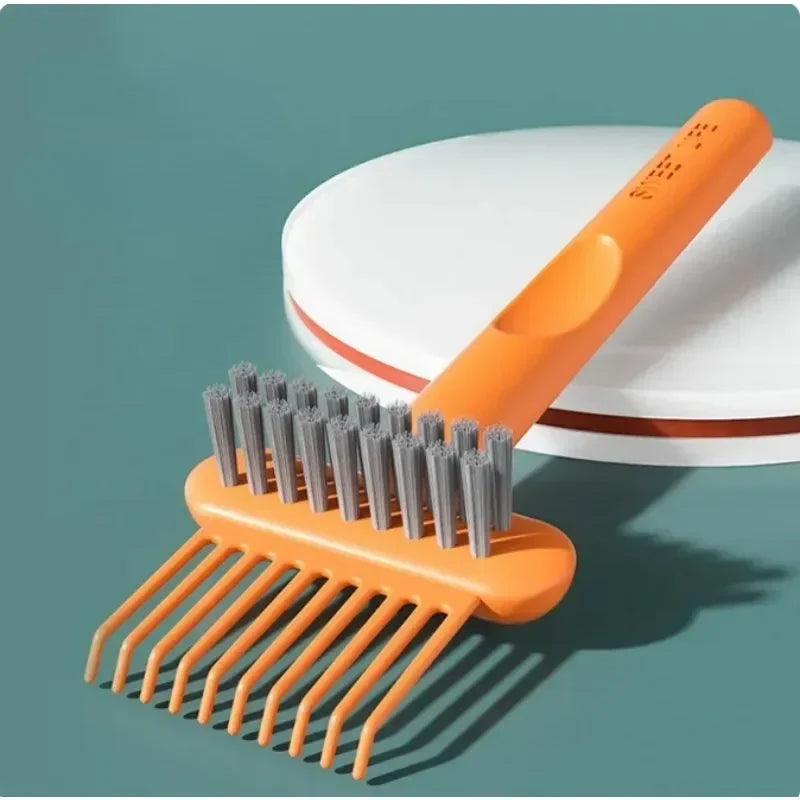 2-in-1 Comb Cleaning Brush – Mini Hair & Dust Remover Tool Comb Cleaning Brush Nixie