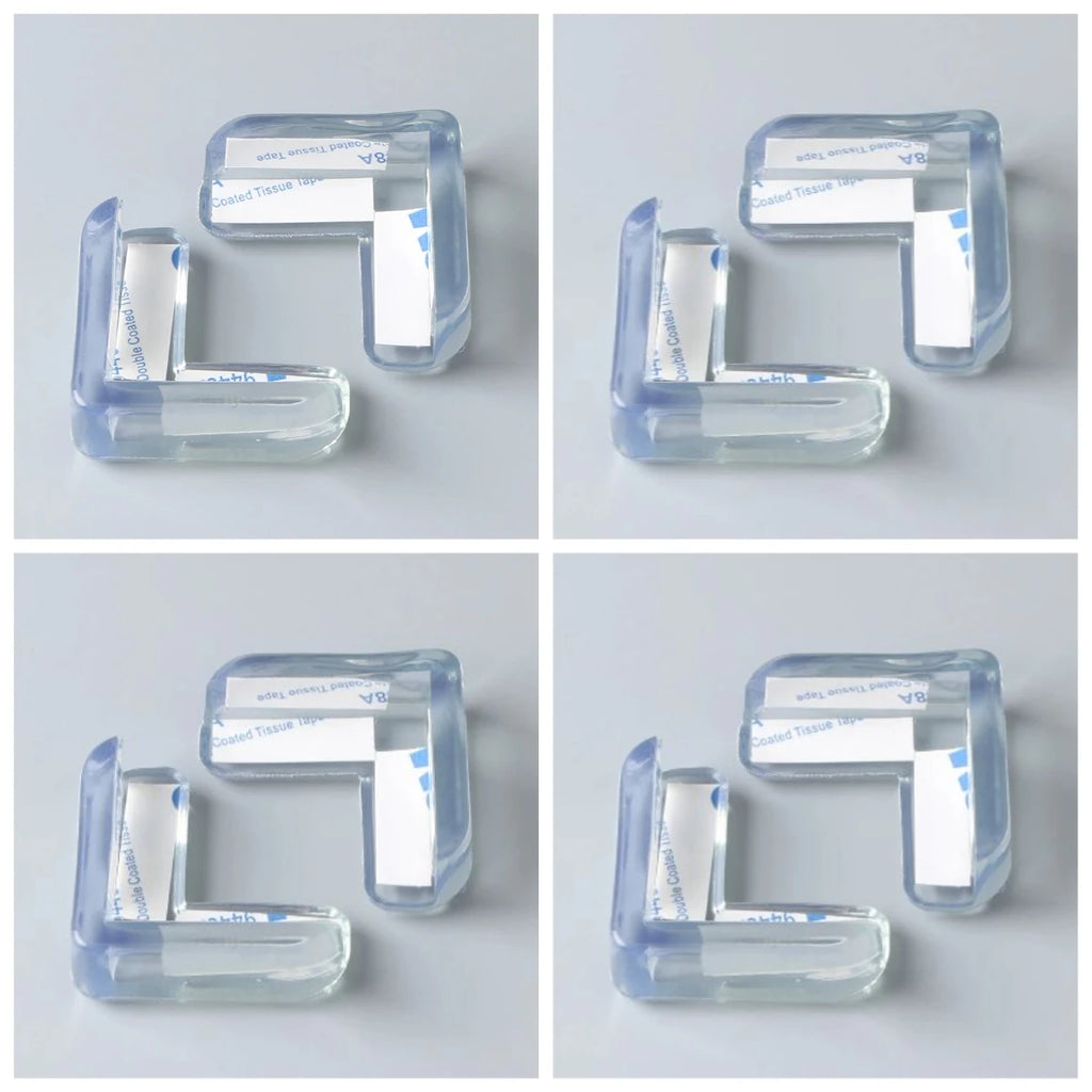 Transparent Silicone Corner Guards – Furniture Edge Bumpers Silicone Corner Guards Nixie 8pcs