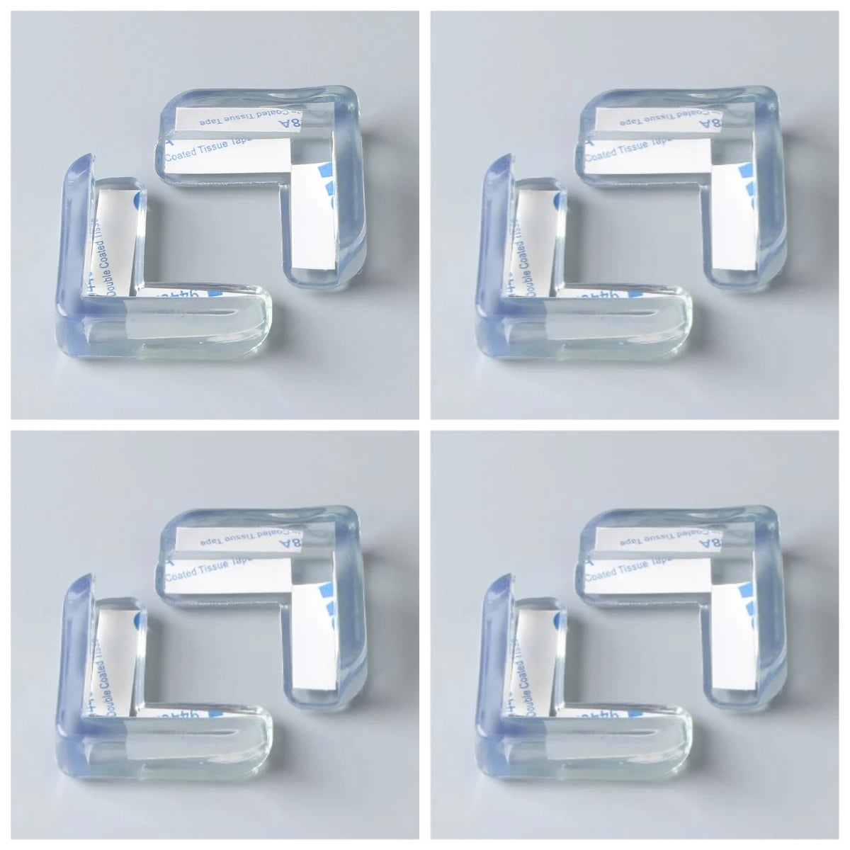 Transparent Silicone Corner Guards – Furniture Edge Bumpers