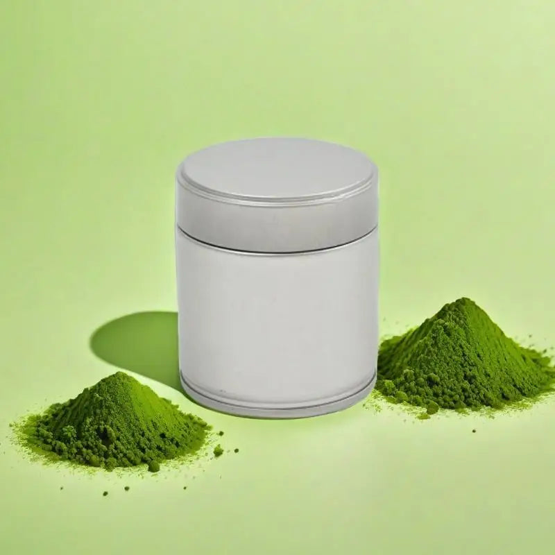 Portable Mini Tinplate Matcha Tea Canister – Airtight Spice Jar Airtight Tea Canister Nixie