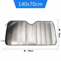140x70CM Car Windshield Sun Shade – UV & Snow Cover Visor Car Sun Shade Nixie 140X70cm