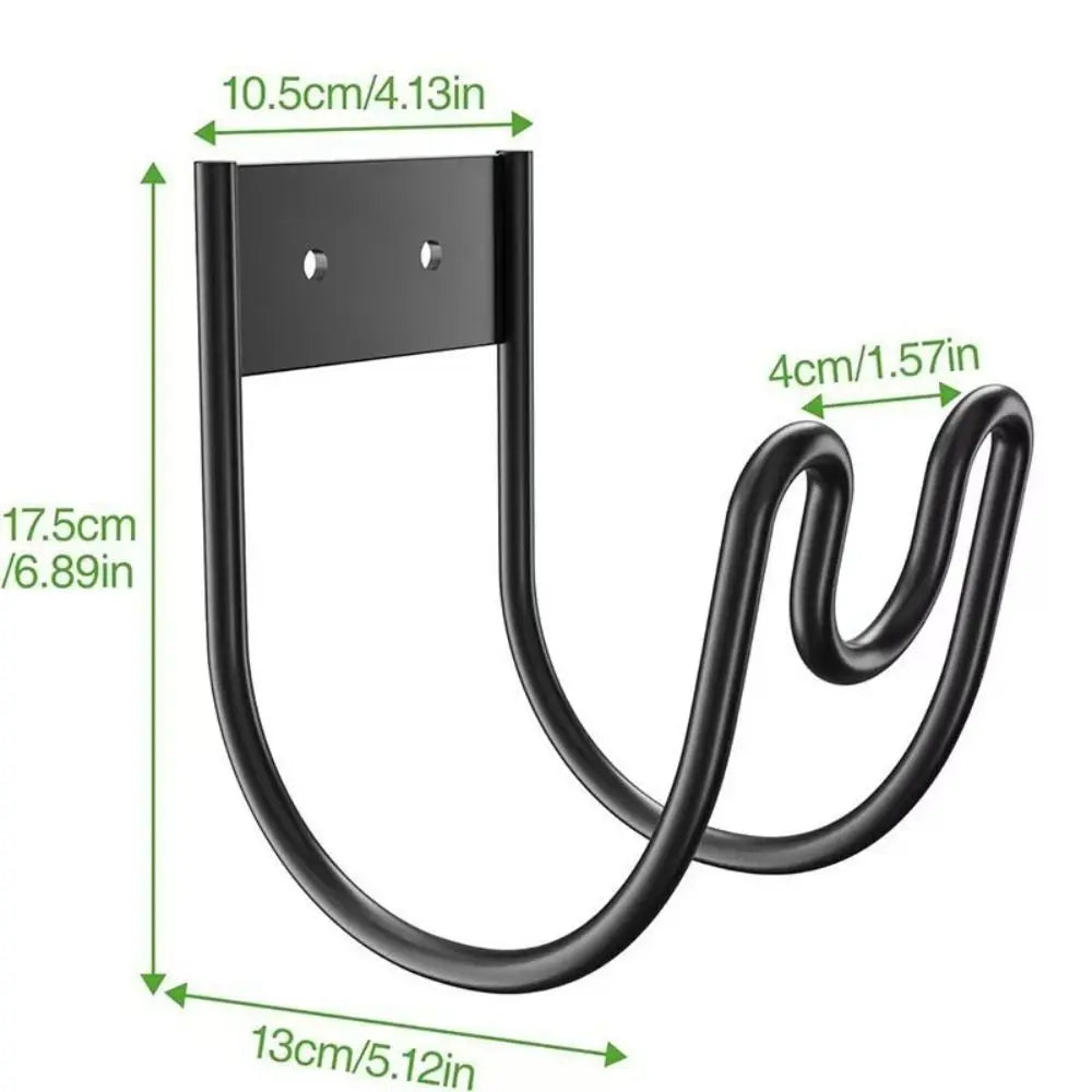 Wall Mounted Metal Garden Hose Hanger – Rust-Proof Hook Garden Hose Hanger Nixie