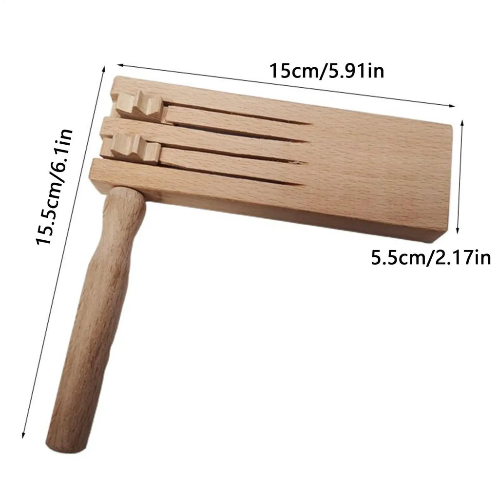 Wooden Spinning Ratchet Noise Maker – Party & Sports Toy