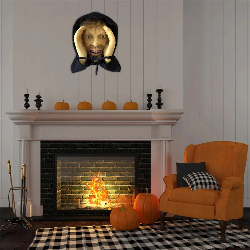 Scary Peeper Halloween Window Sticker – Spooky Prank Decal
