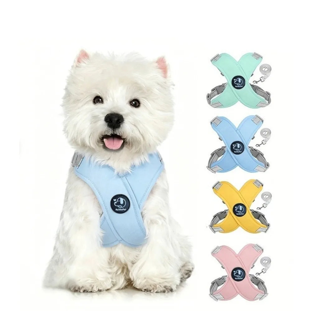 Reflective Dog Harness & Leash Set | Adjustable, Quick Release Dog Harness Set Nixie
