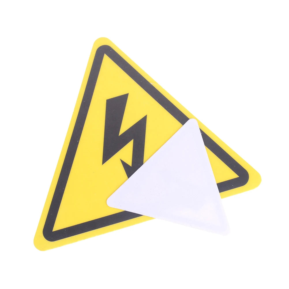 2PCS Danger High Voltage Warning Safety Label Stickers – PVC Safety Warning Sticker Nixie