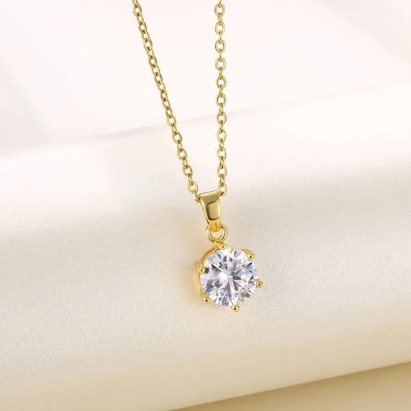 3-Piece Bridal Jewelry Set – Zirconia Necklace, Earrings & Ring Bridal Jewelry Set Nixie