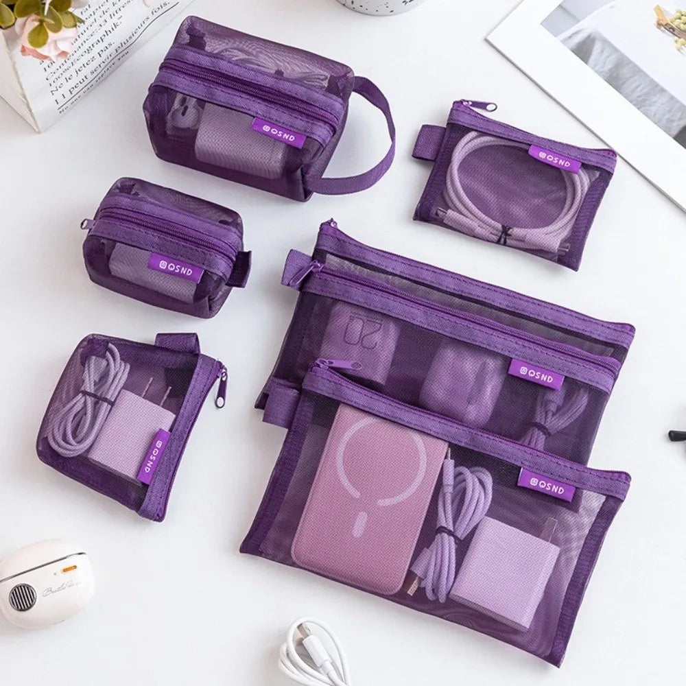 Mini Transparent Zipper Storage Bag – Cosmetic & Coin Pouch Mini Zipper Pouch Nixie