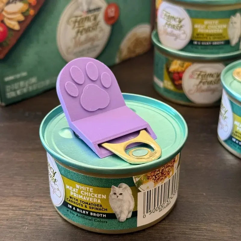 Plastic Pet Can Opener – Non-Slip Handle for Dog & Cat Food Pet Can Opener Nixie