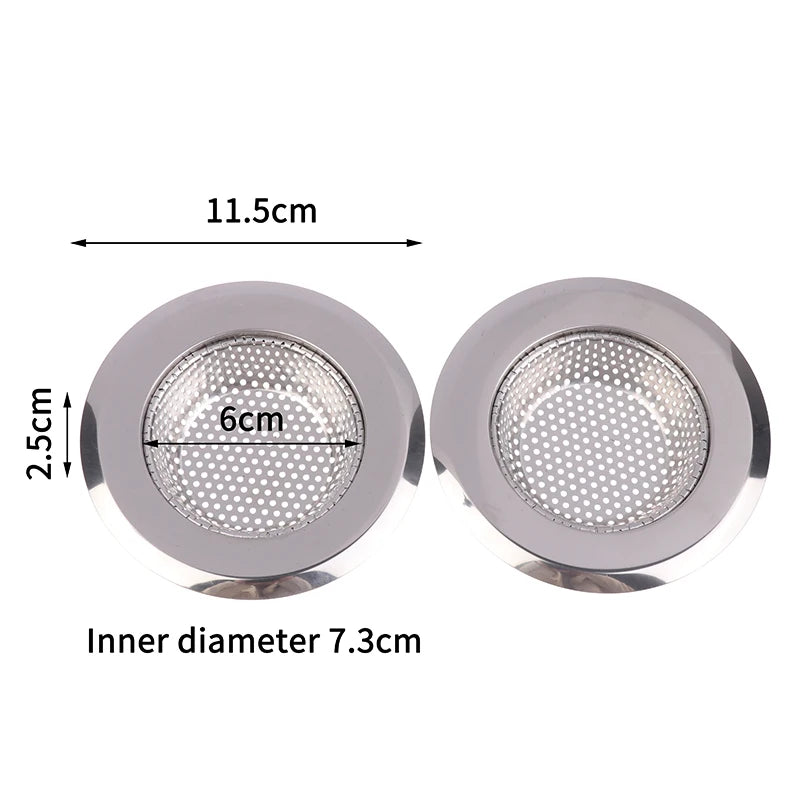 Stainless Steel Sink Strainer & Shower Hair Catcher Stopper Drain Strainer Nixie A4