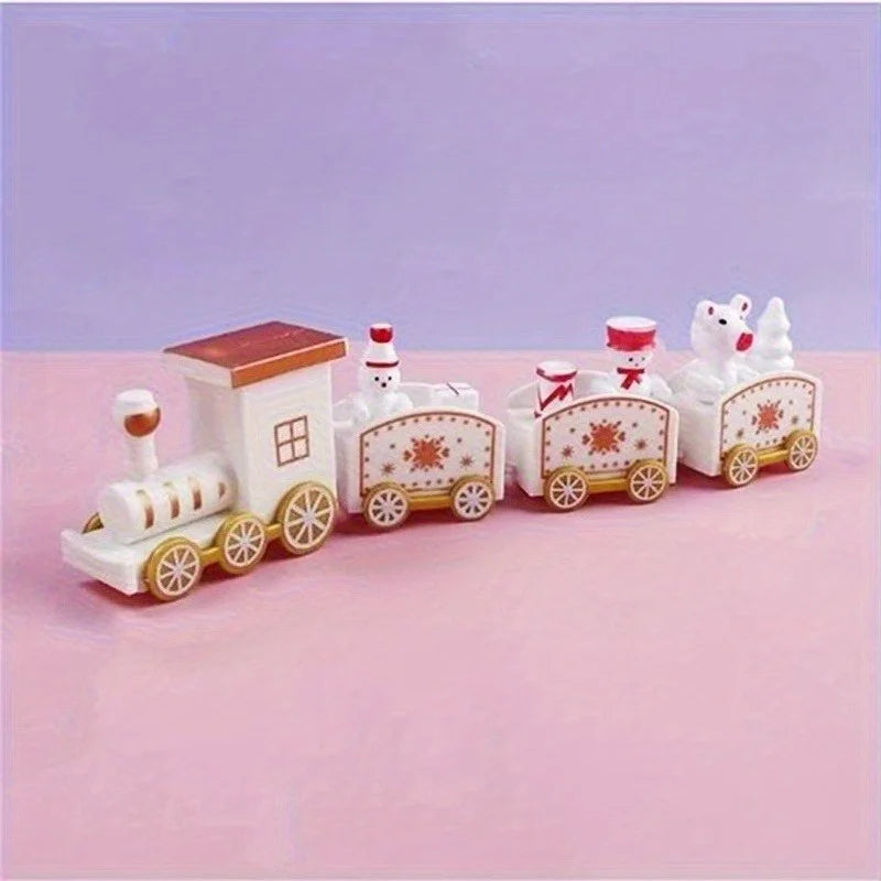 Christmas Train Ornament Zinc Alloy Festive Tree & Table Decor Christmas Ornament Nixie