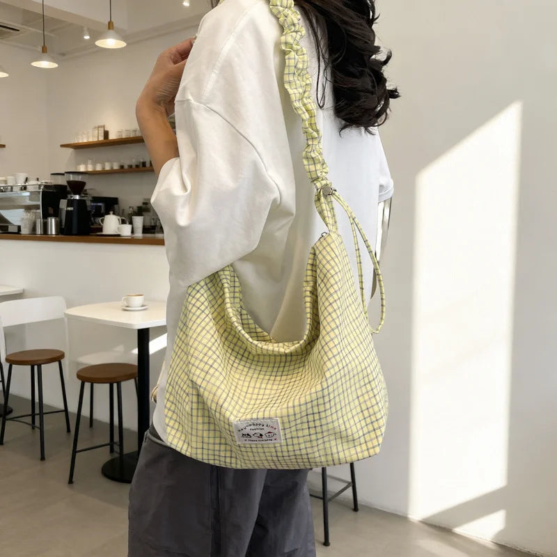 Nixie Japanese Nylon Dumpling Bag – Large Tote & Crossbody Nylon Tote Bag Nixie