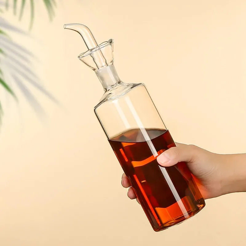 Borosilicate Glass Olive Oil Dispenser – Non-Drip & Leak Proof Oil Dispenser Bottle Nixie