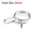 10Pcs Stainless Steel Spring Hose Clamps 5mm–30mm Assortment Kit Spring Hose Clamps Nixie 24mm