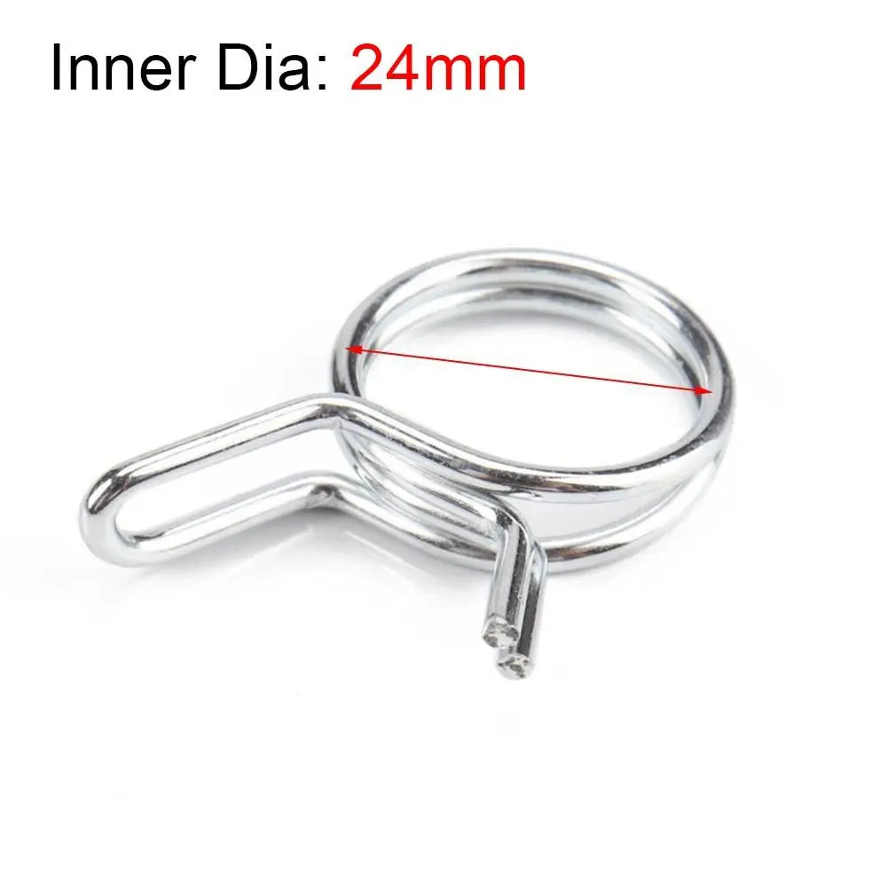 10Pcs Stainless Steel Spring Hose Clamps 5mm–30mm Assortment Kit Spring Hose Clamps Nixie 24mm