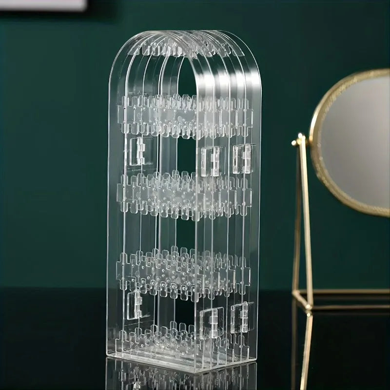 240-Slot Clear Earring Organizer – Jewelry Display Stand Jewelry Organizer Nixie