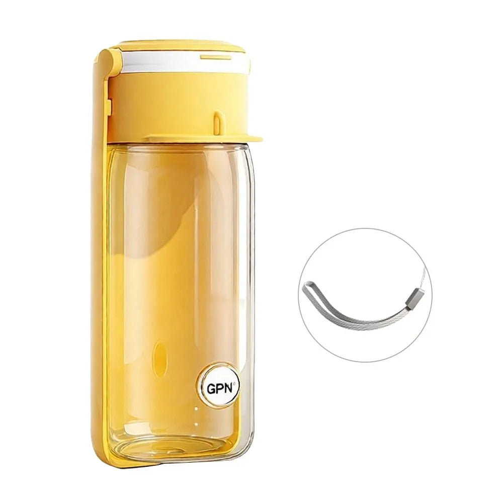 2-in-1 Foldable Pet Water Bottle & Bowl | 360ml/560ml Travel Pet Travel Bottle Nixie 560ml yellow