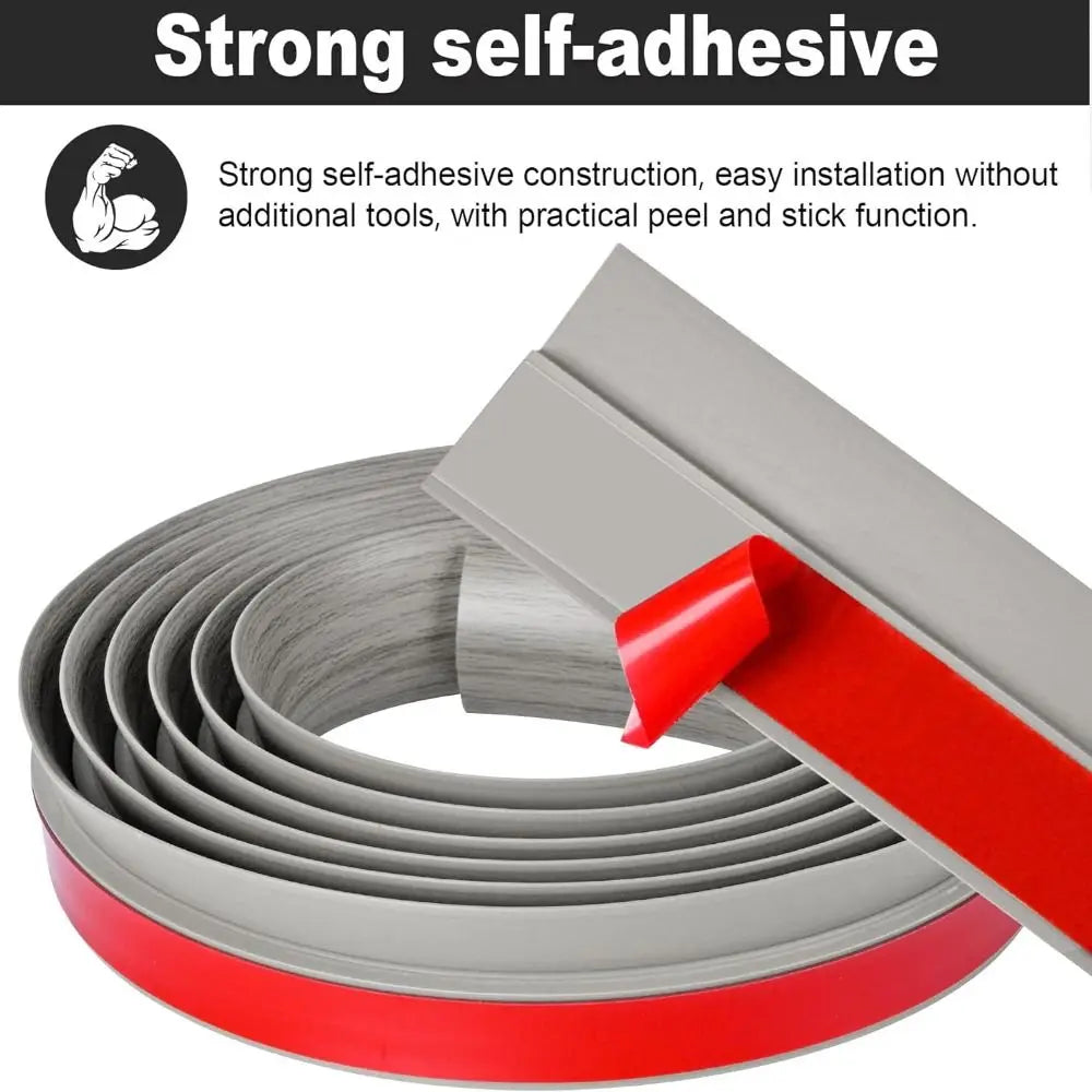 Self-Adhesive PVC Floor Transition Strip – Cuttable Threshold Floor Transition Strip Nixie