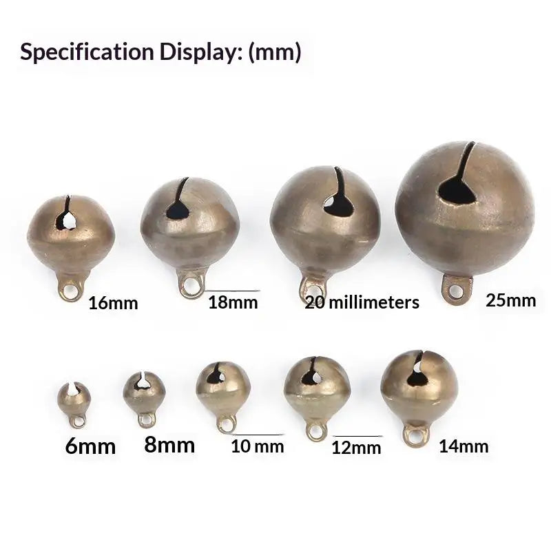 Mini Copper Jingle Bells 5–50PCS | 6–25mm DIY Craft Bells