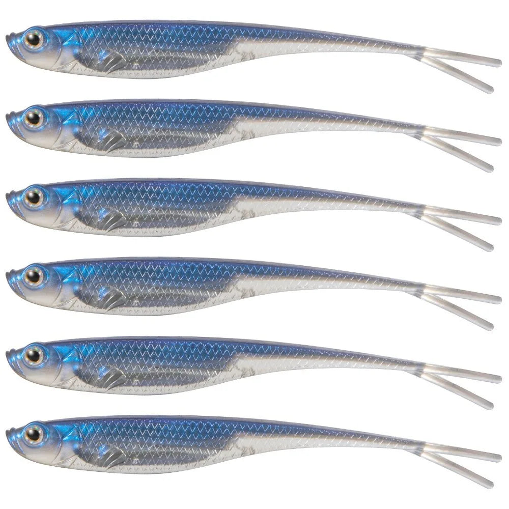 5-Pack Soft Silicone Fishing Lures 100mm – Swim Bait Set Soft Fishing Lure Nixie 100mm 5pcs Color A