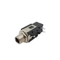 6.35mm Female Audio Jack Connector – Mono/Stereo Thread Lock Audio Jack Connector Nixie Mono