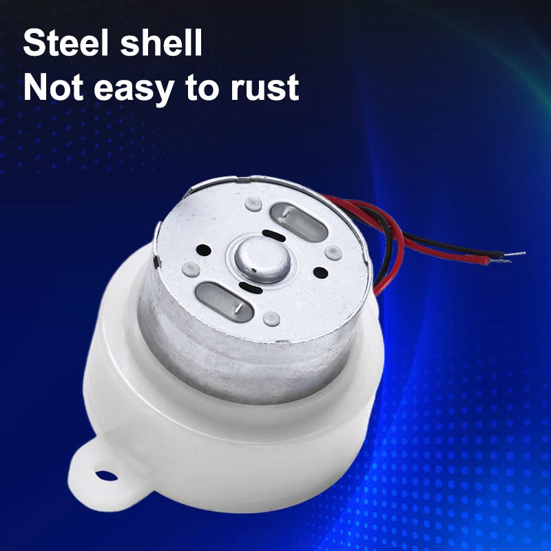 DC 3V–7.4V 12RPM Mini 300 Gear Reduction Motor 32mm DIY DC Gear Motor Nixie