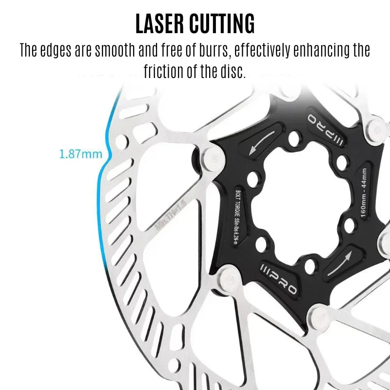 IIIPRO Centerlock Disc Rotor MTB Road Bike 140-203mm Bicycle Brake Rotor Nixie