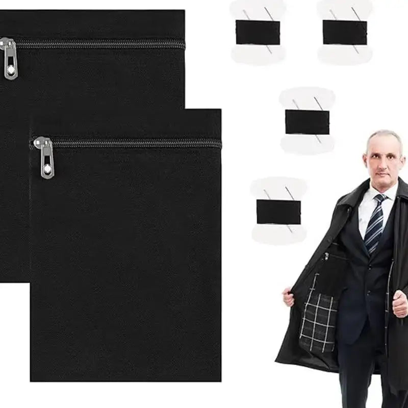 Sew-In Hidden Zipper Pocket for Jackets & Coats Sew-In Zipper Pocket Nixie