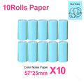 Mini Pocket Printer Thermal Paper Rolls – Kids Camera 6 & 10 Pack